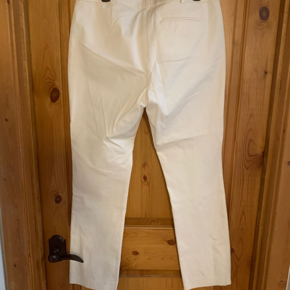 Ralph Lauren cream pants. 95% cotton %5 elastane thick material with stretch. - Picture 4 of 5